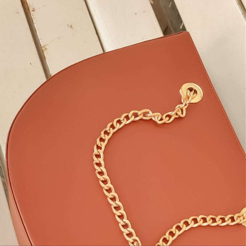 Halfmoon Tan Handbags Audrey & Eloise